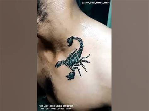 scorpion tattoo on neck rolex